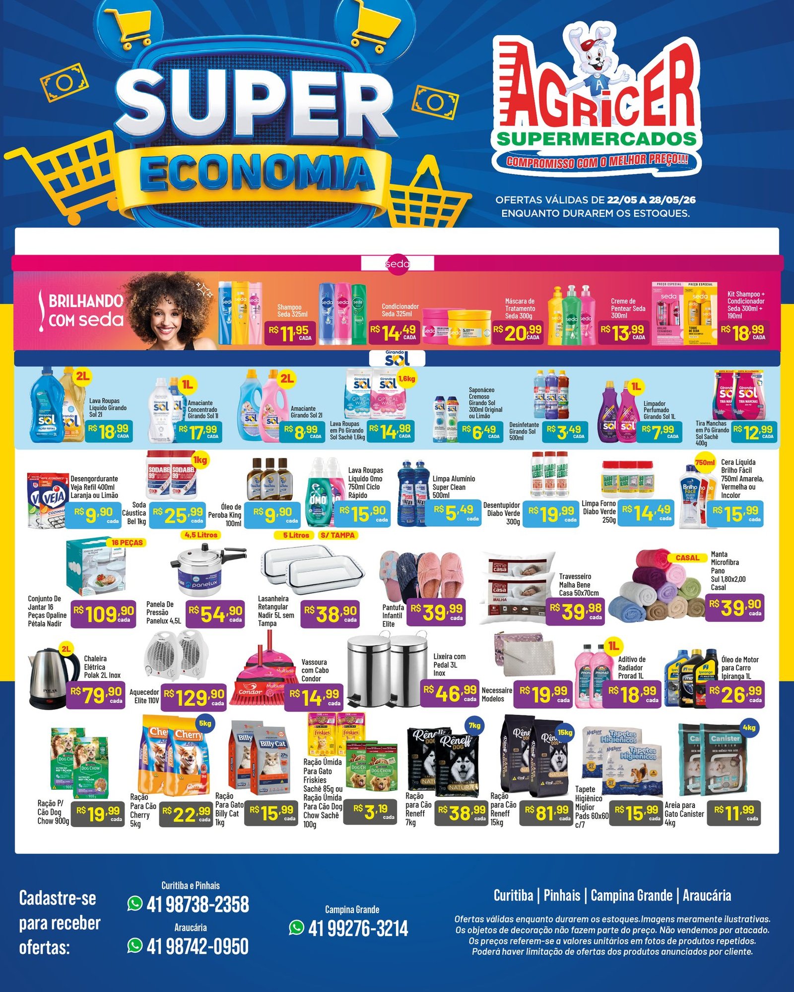 Ofertas do Agricer Supermercados