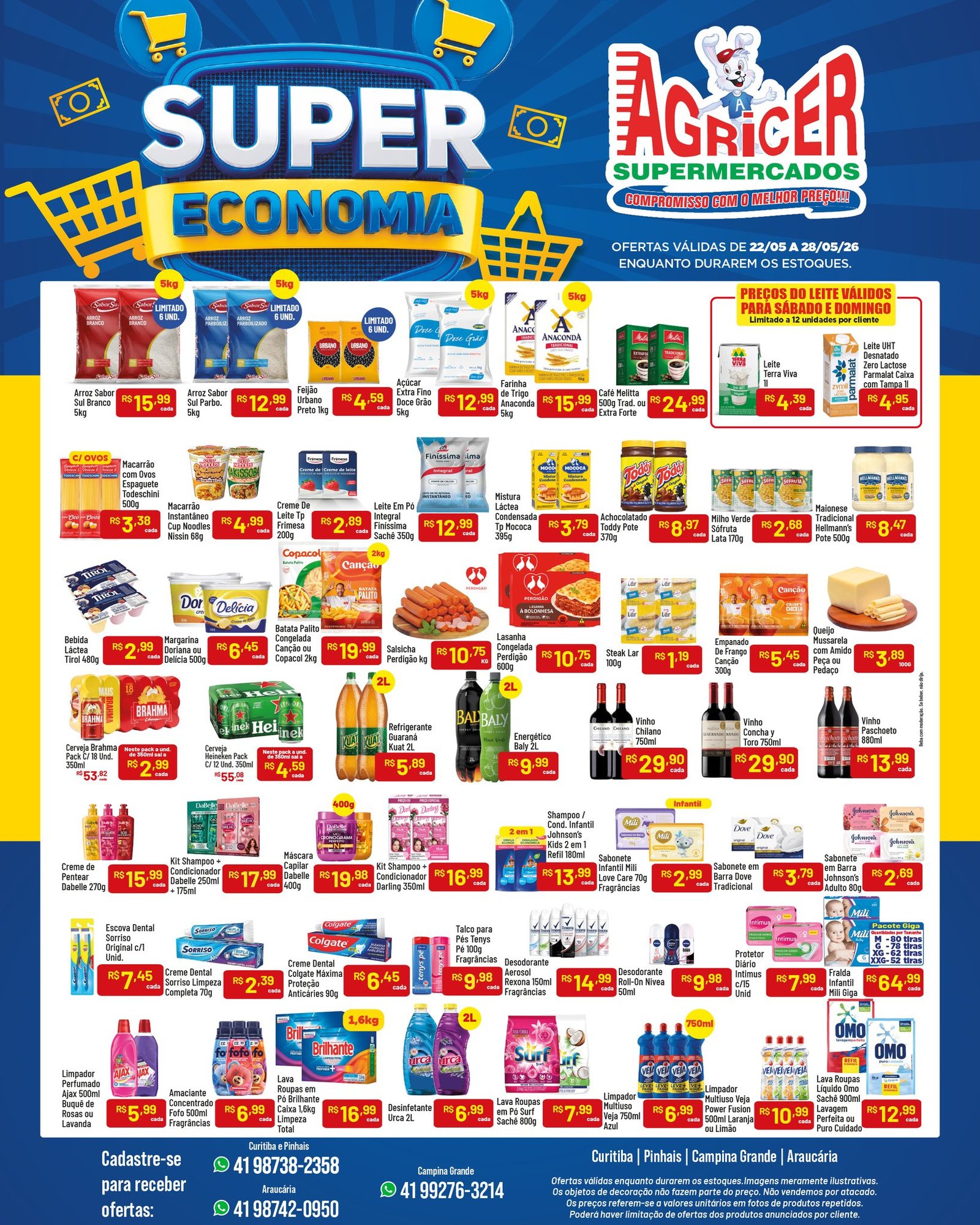 Ofertas do Agricer Supermercados