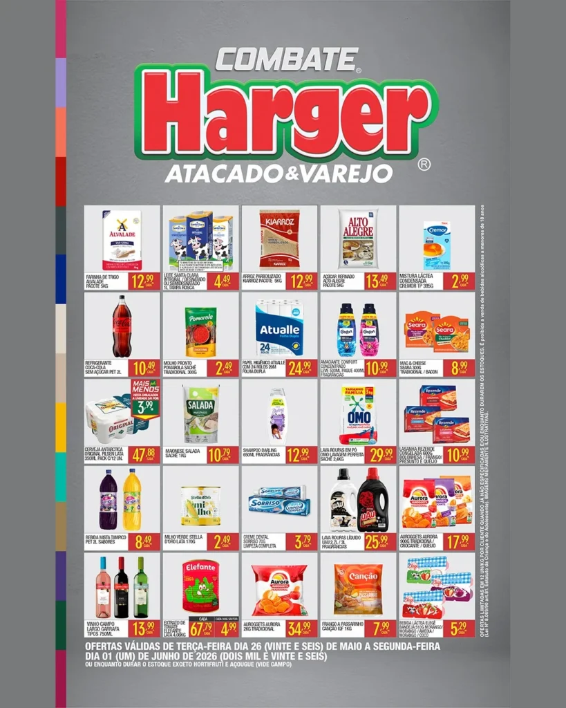 Harger Atacado & Varejo até 01-06-2026