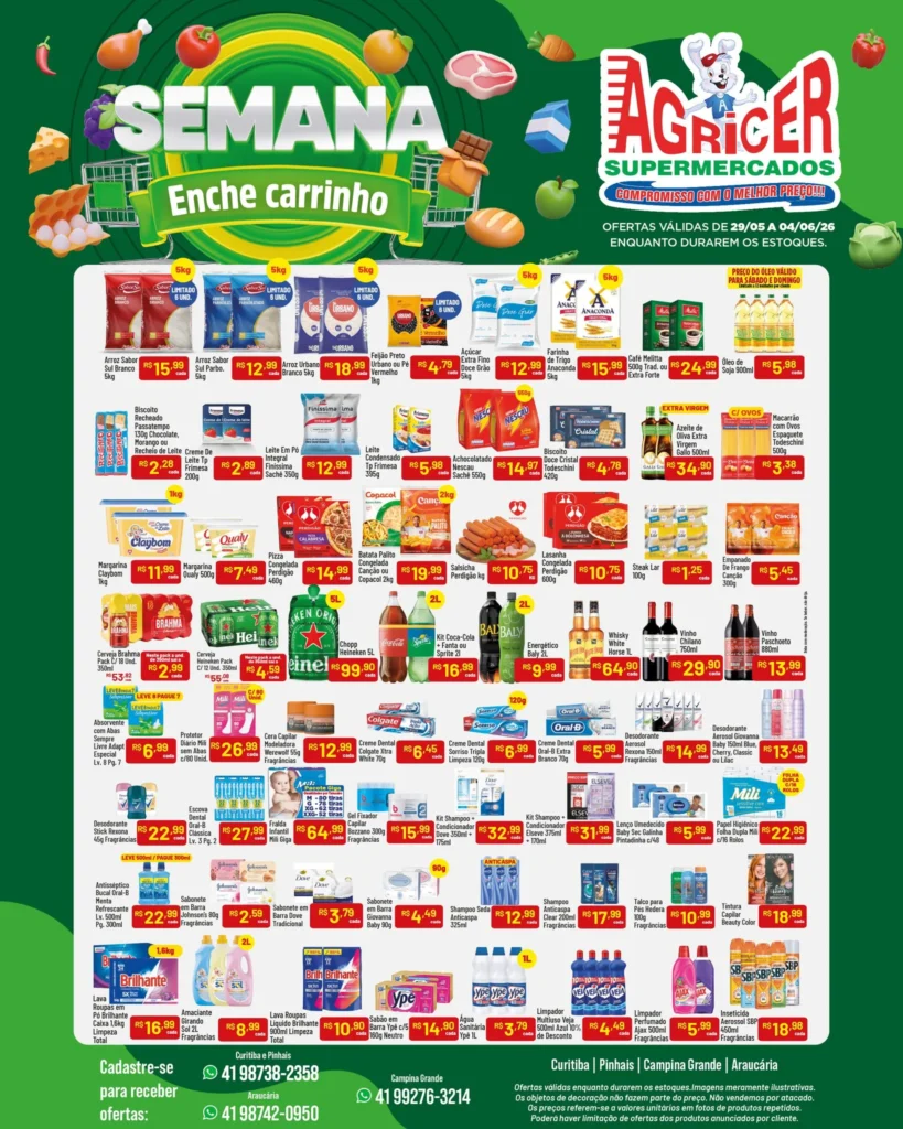 Agricer Supermercados até 04-06-2026 Agricer Supermercados até 04-06-2026