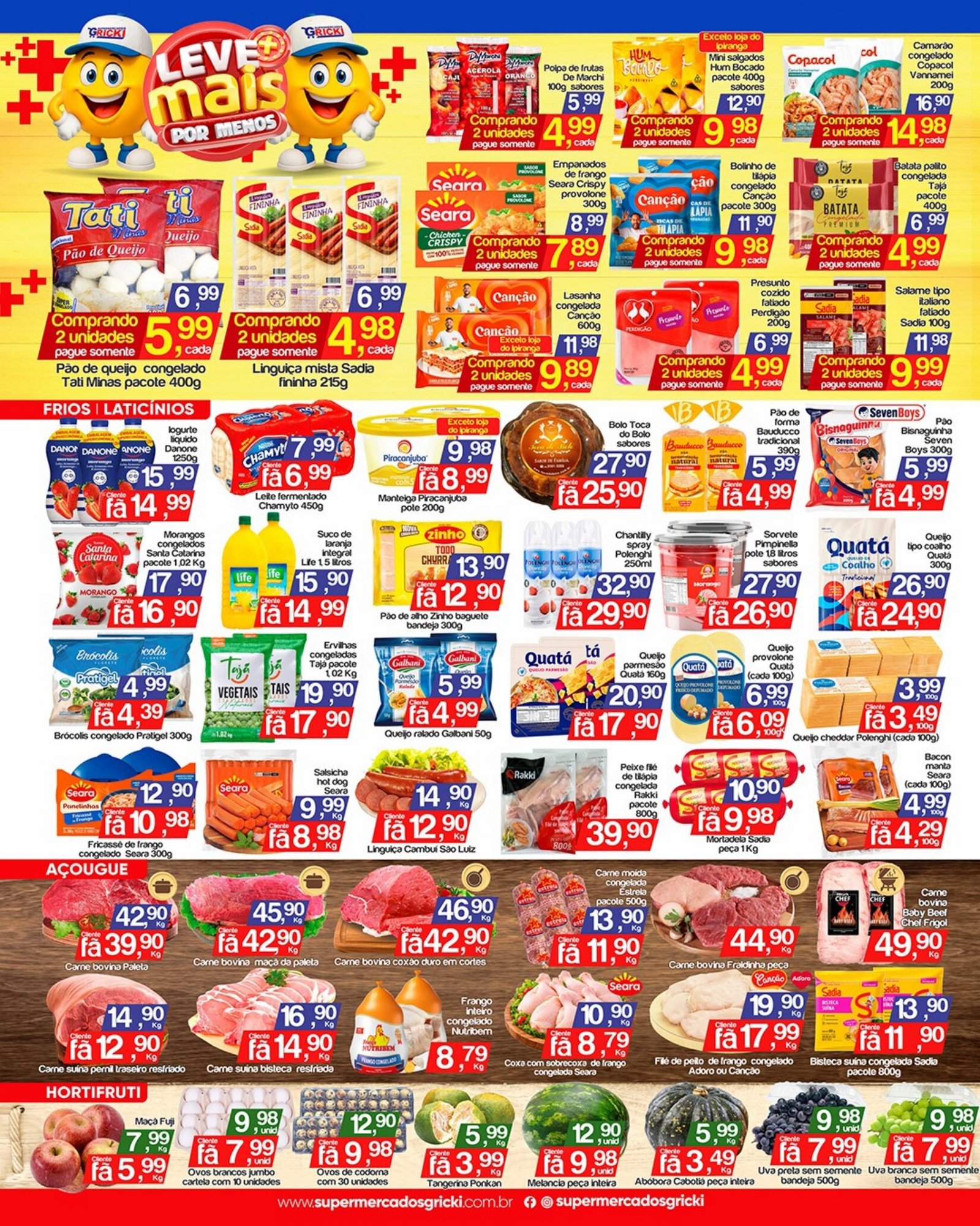 Ofertas do Supermercado Gricki
