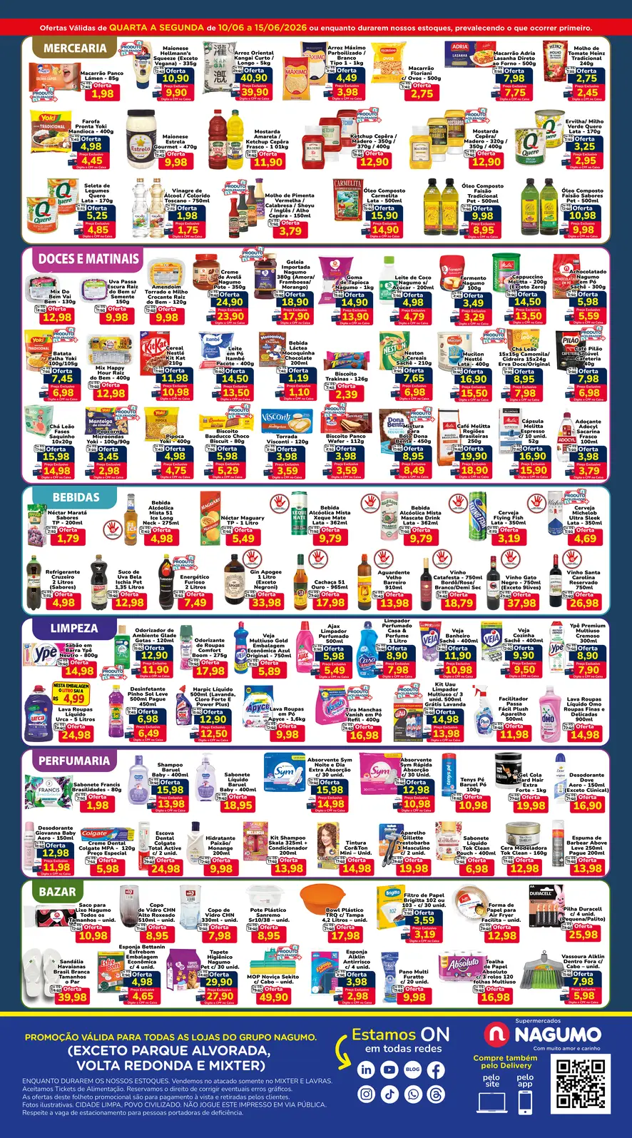 Ofertas do Supermercado Nagumo