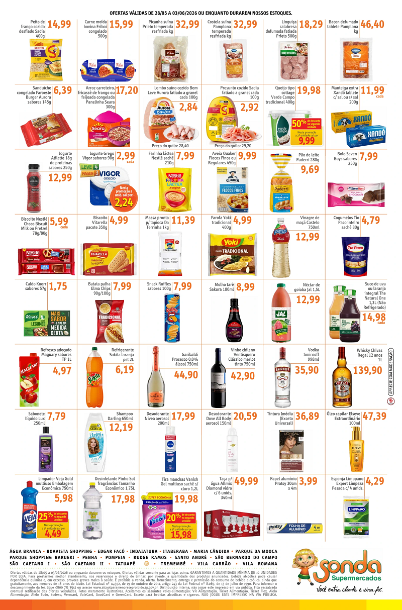 Ofertas do Sonda Supermercados