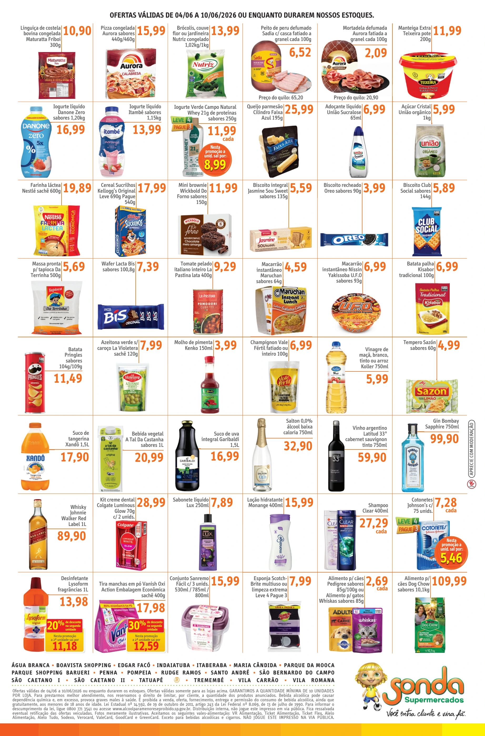 Ofertas do Sonda Supermercados