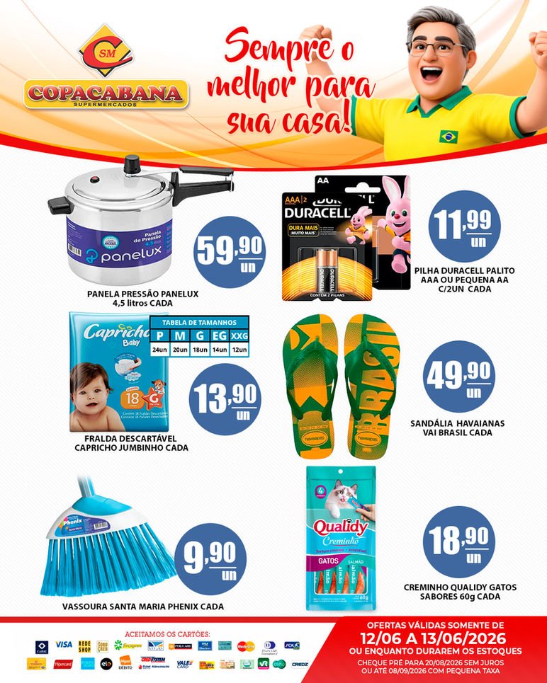 Ofertas do Copacabana Supermercados