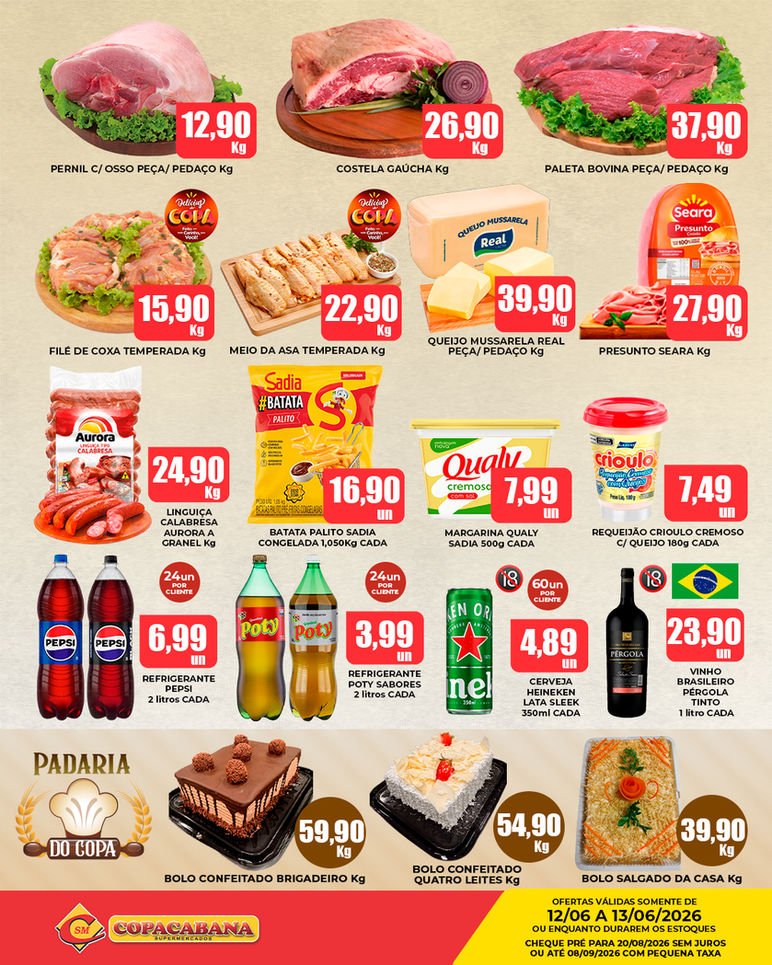 Ofertas do Copacabana Supermercados
