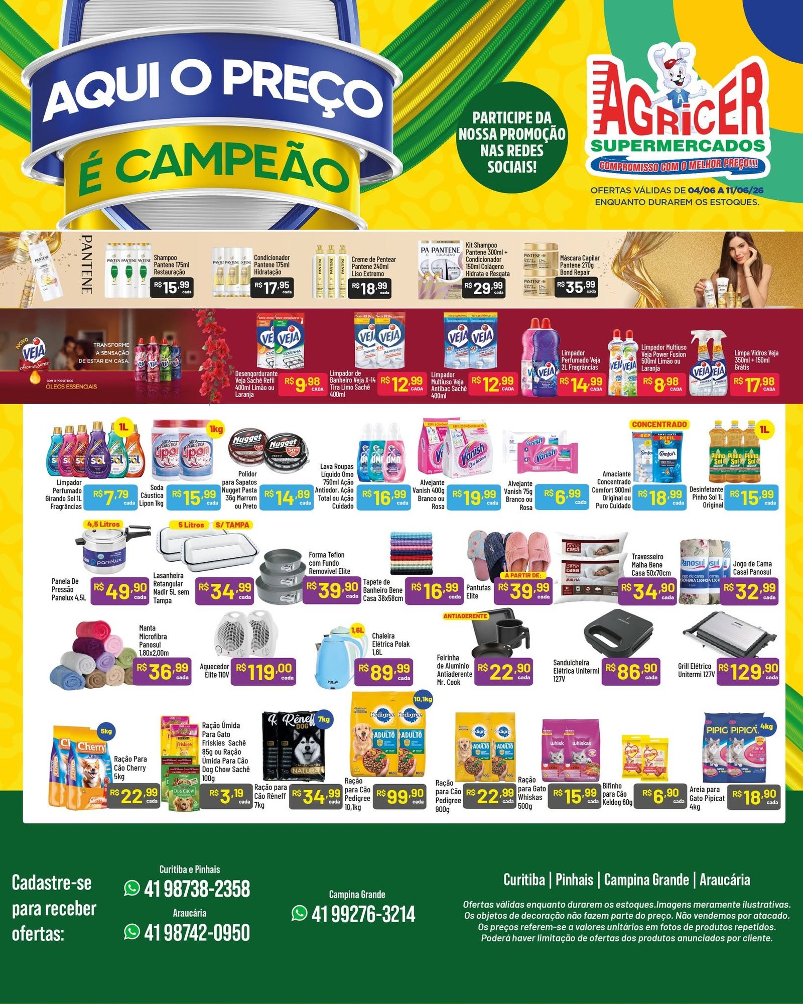 Ofertas do Agricer Supermercados