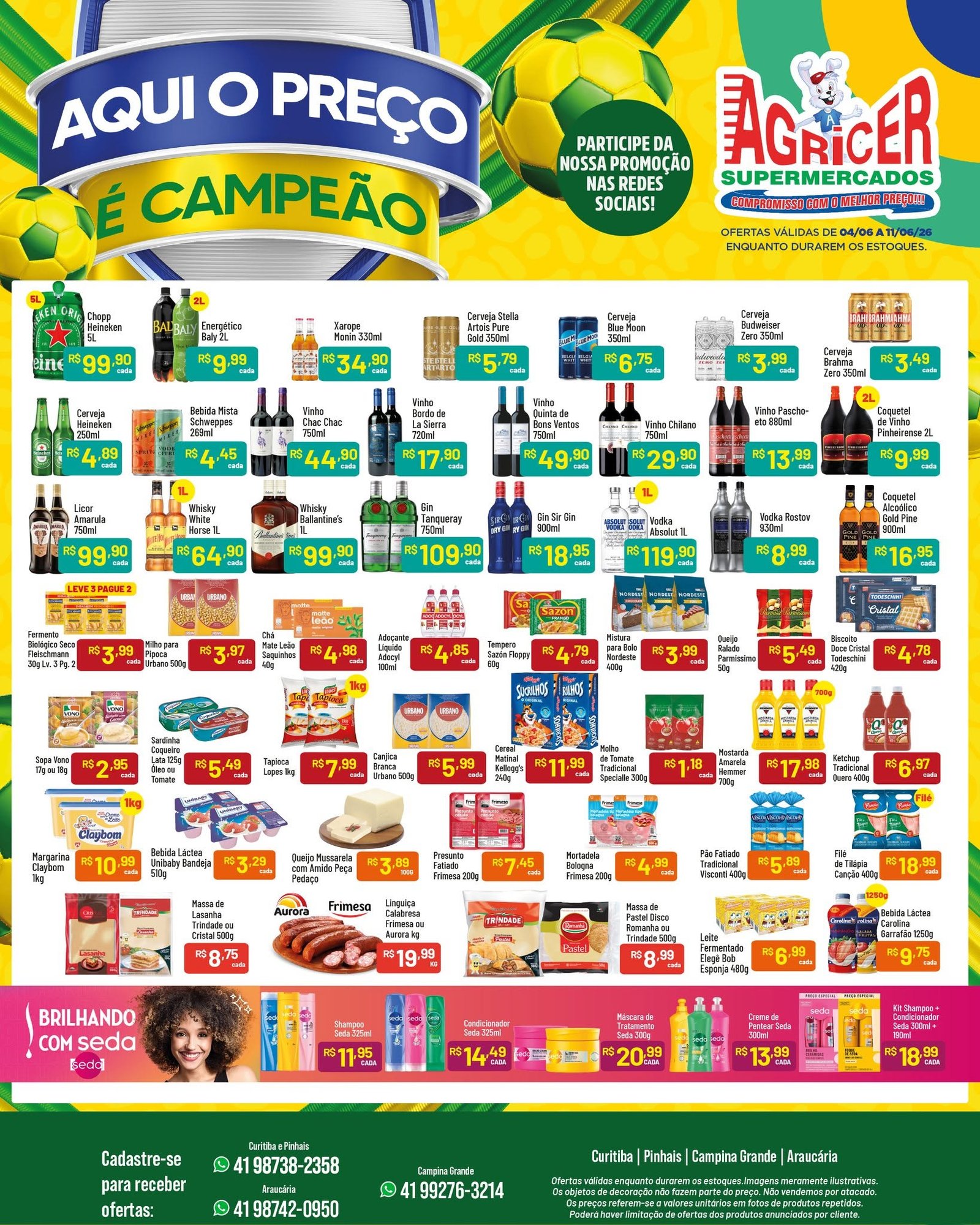 Ofertas do Agricer Supermercados