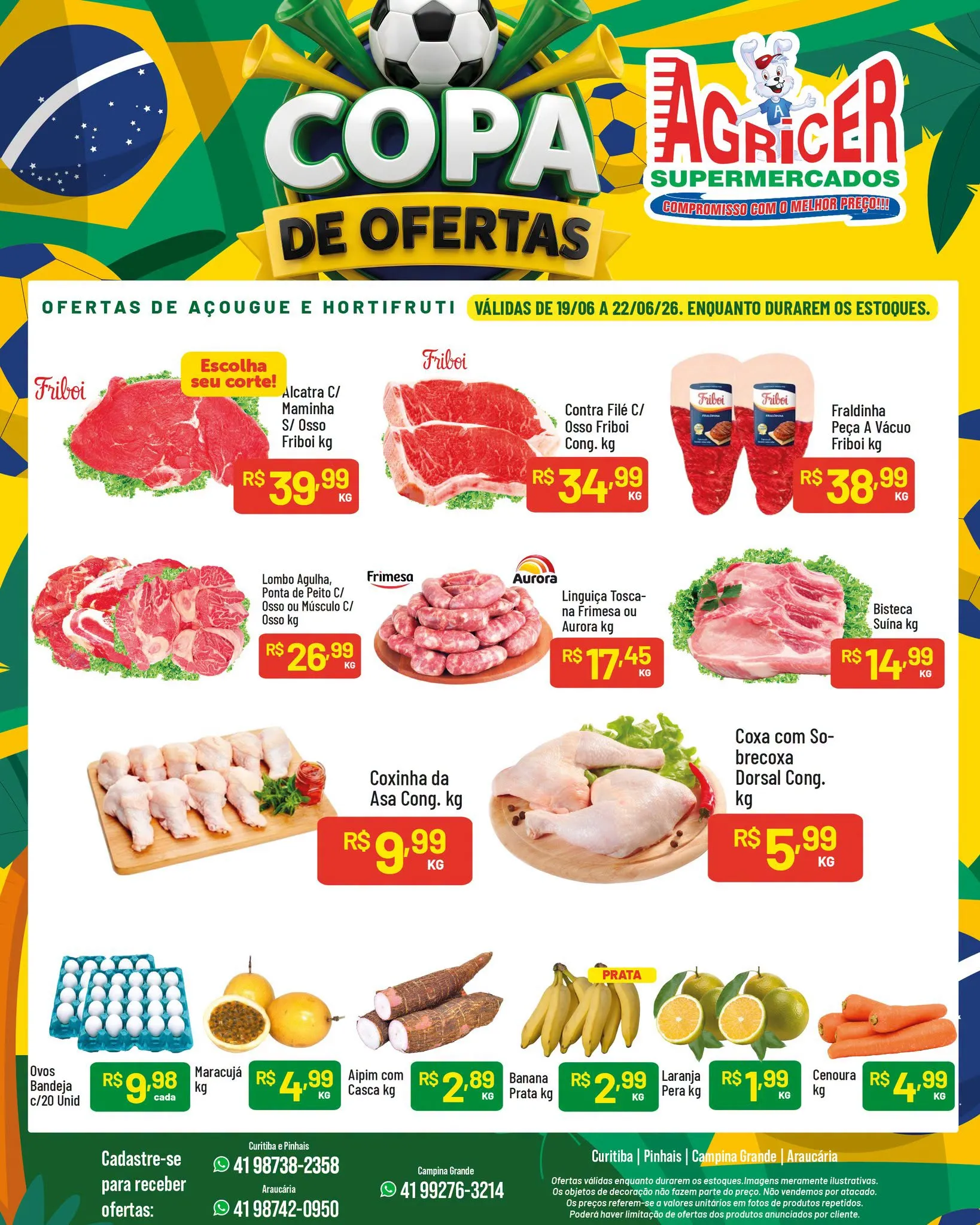 Ofertas do Agricer Supermercados