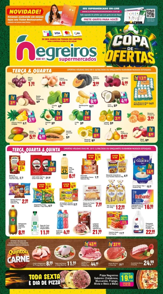 Negreiros Supermercados até 15-06-2026