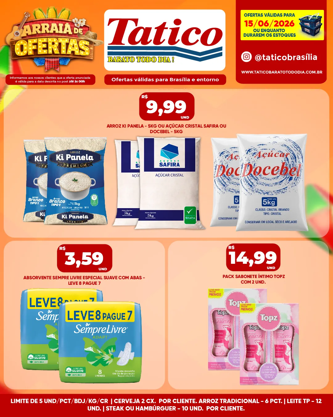 Ofertas do Supermercado Tatico
