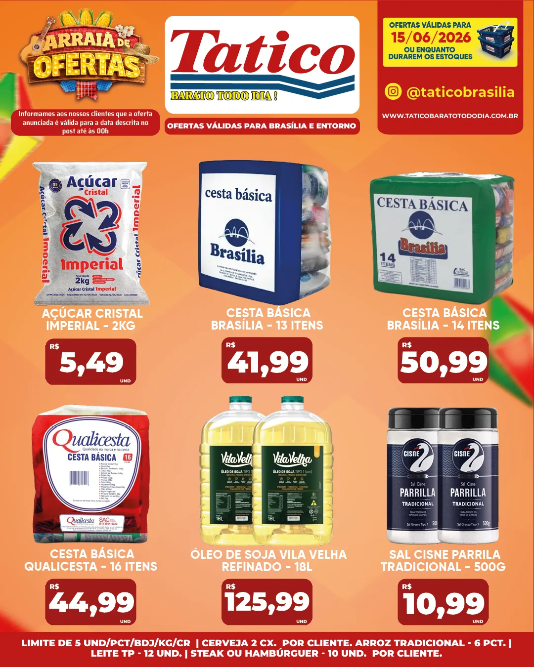 Ofertas do Supermercado Tatico