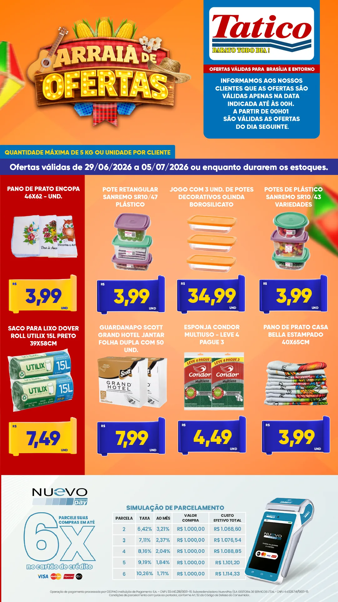 Ofertas do Supermercado Tatico