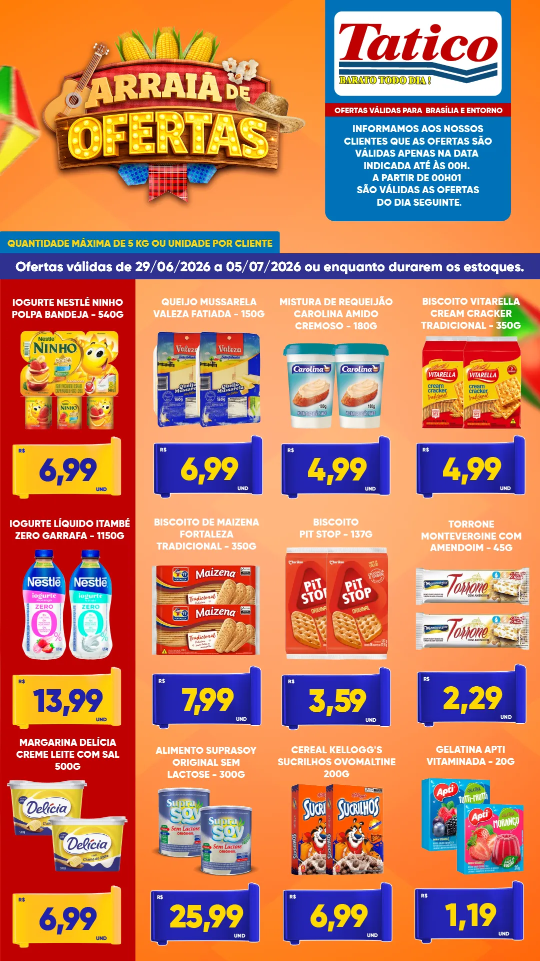 Ofertas do Supermercado Tatico