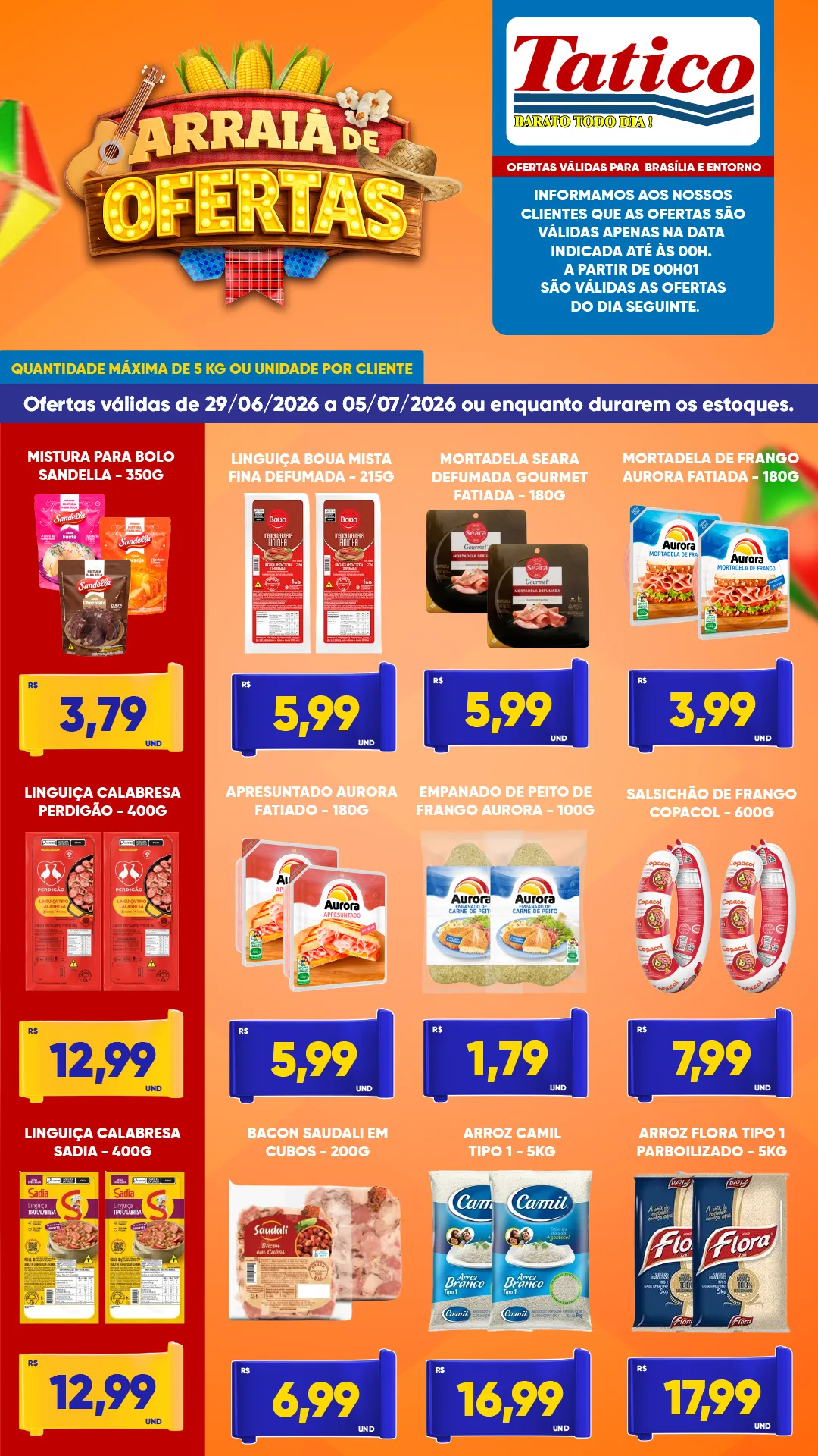 Ofertas do Supermercado Tatico