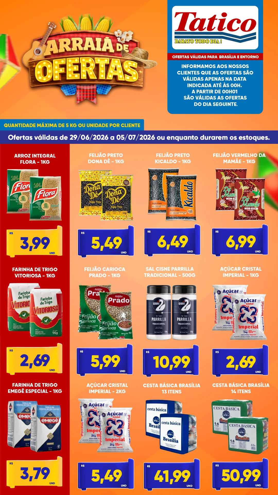 Ofertas do Supermercado Tatico