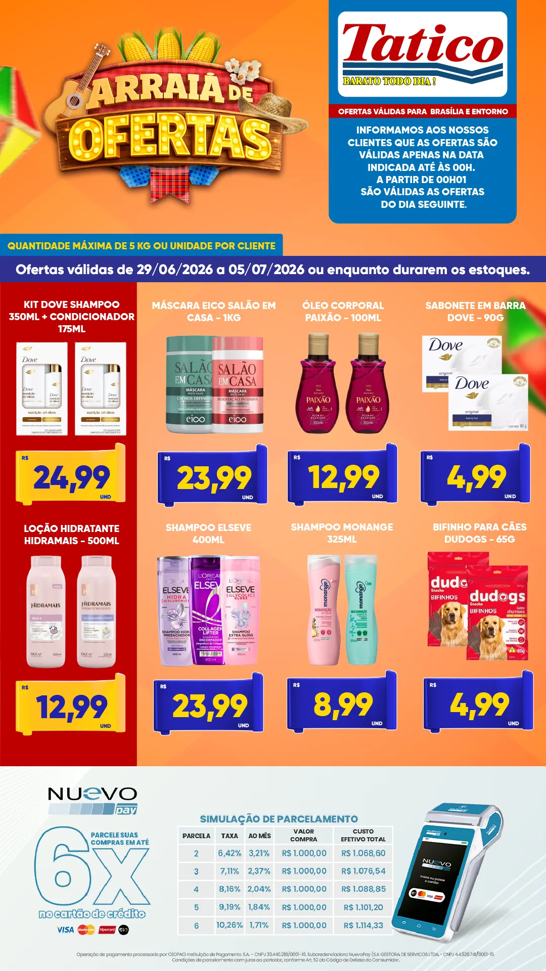 Ofertas do Supermercado Tatico