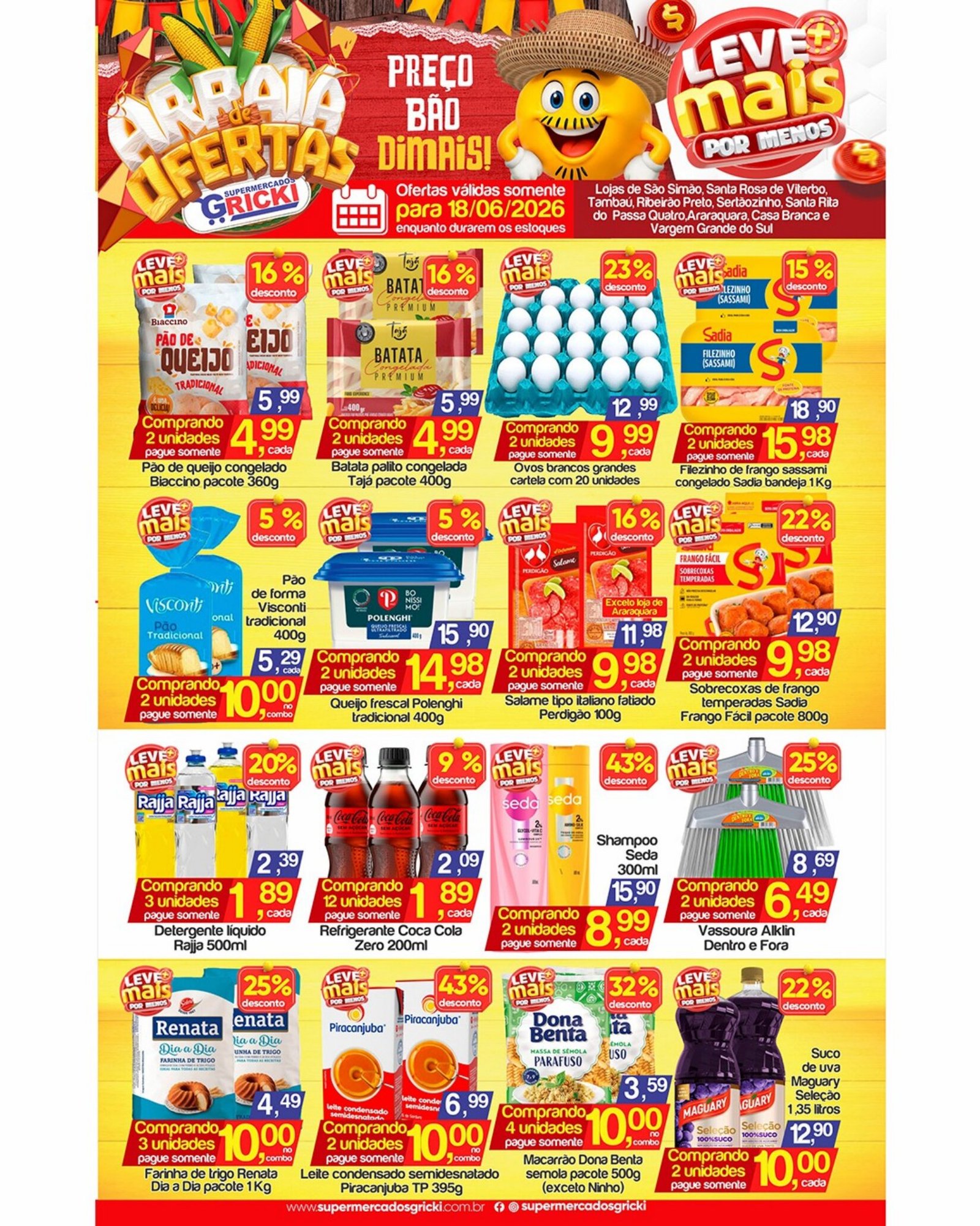 Ofertas do Supermercado Gricki