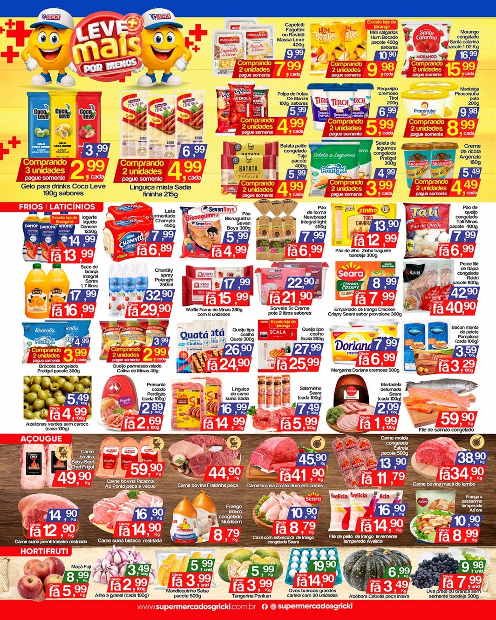 Ofertas do Supermercado Gricki