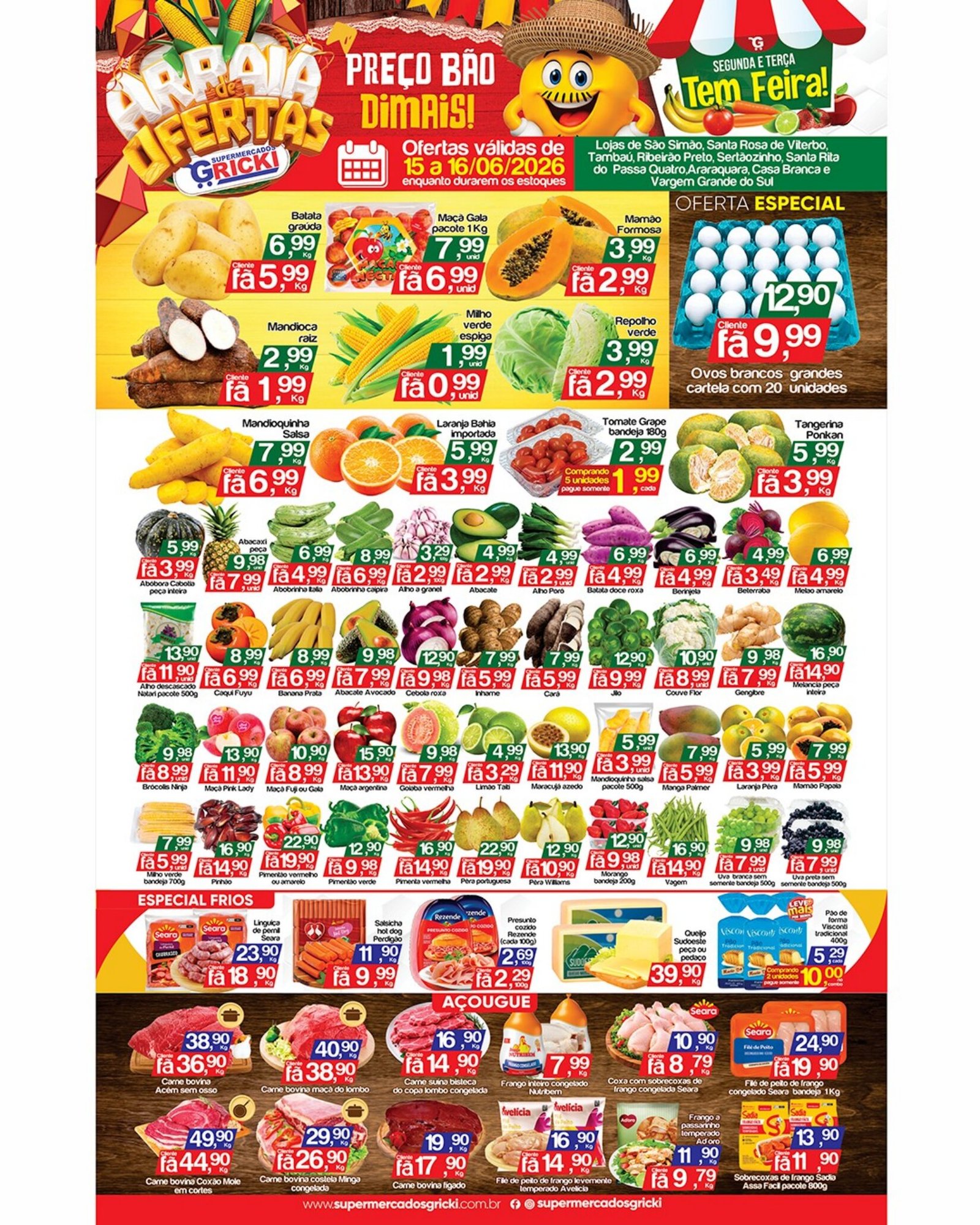 Ofertas do Supermercado Gricki