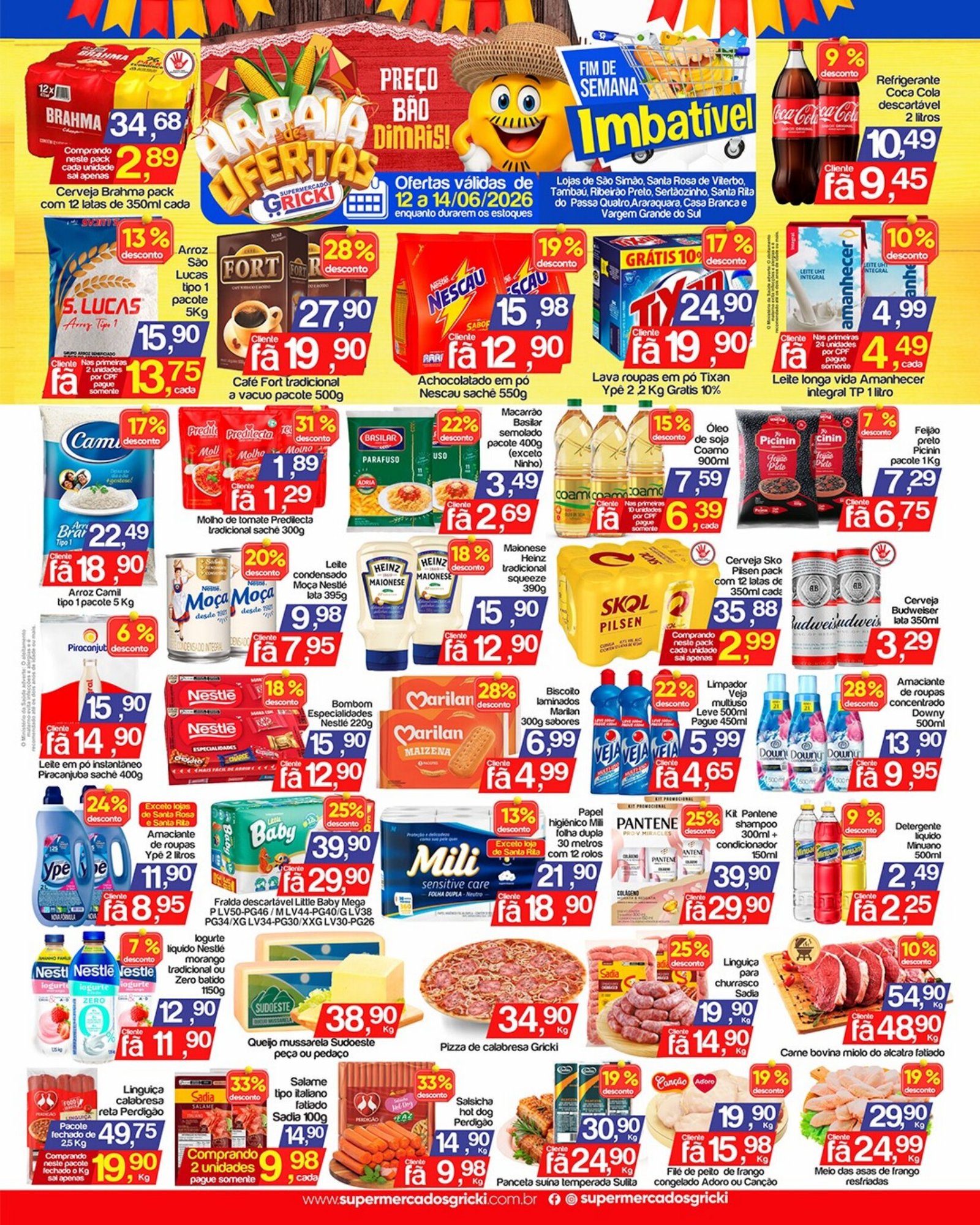 Ofertas do Supermercado Gricki