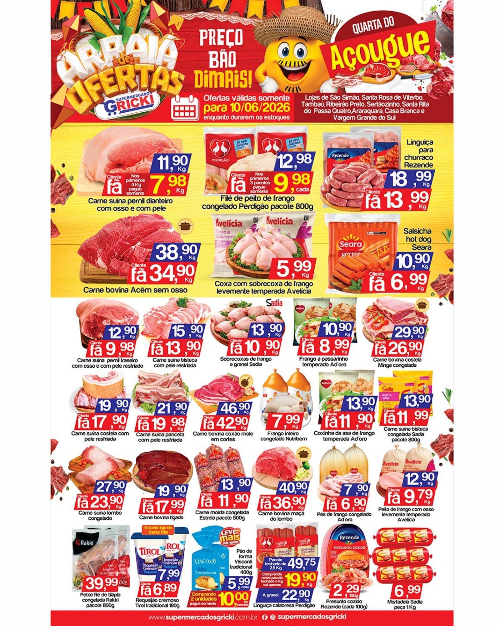 Ofertas do Supermercado Gricki