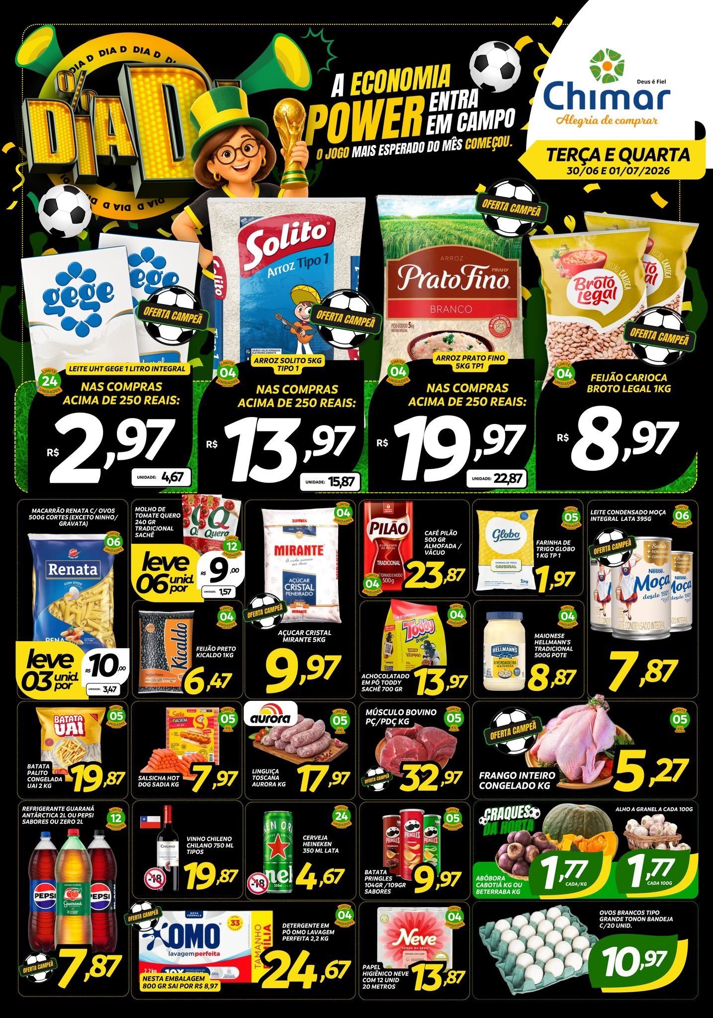Ofertas do Chimar Supermercado