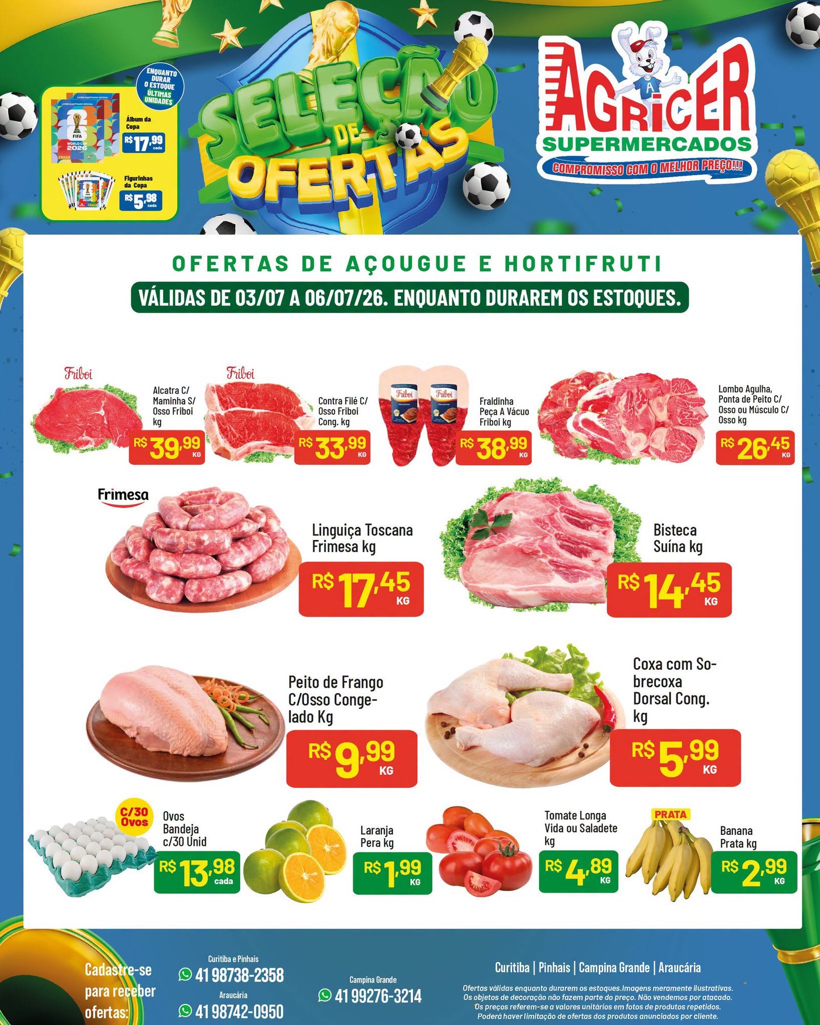Ofertas do Agricer Supermercados