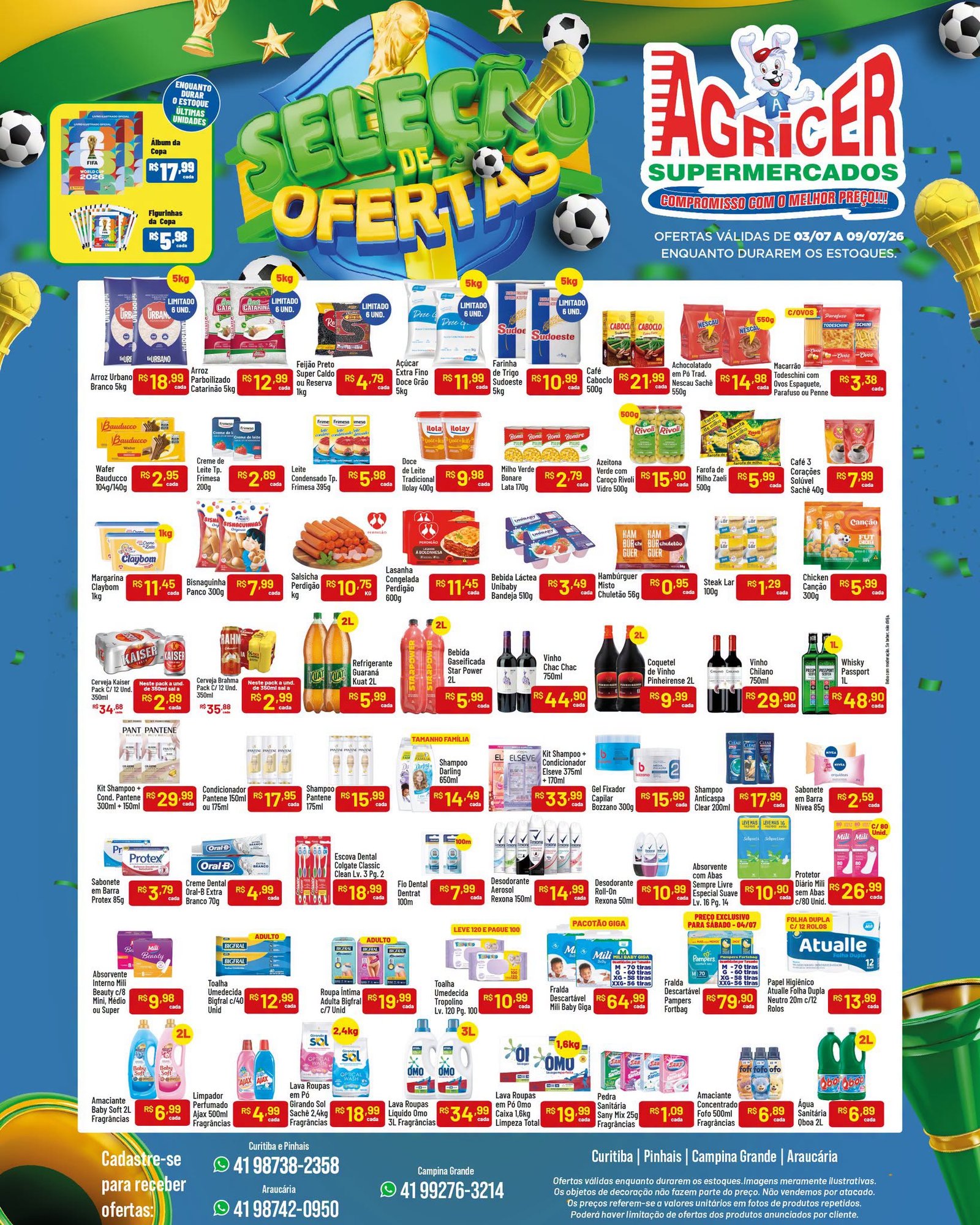 Ofertas do Agricer Supermercados