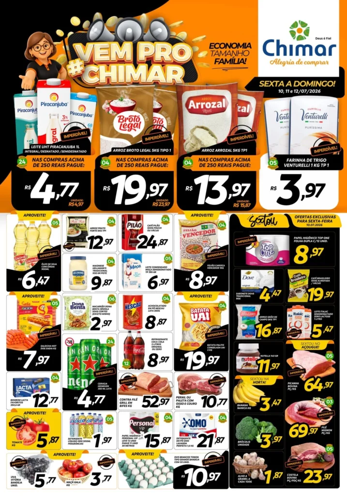 Chimar Supermercado até 12-07-2026
