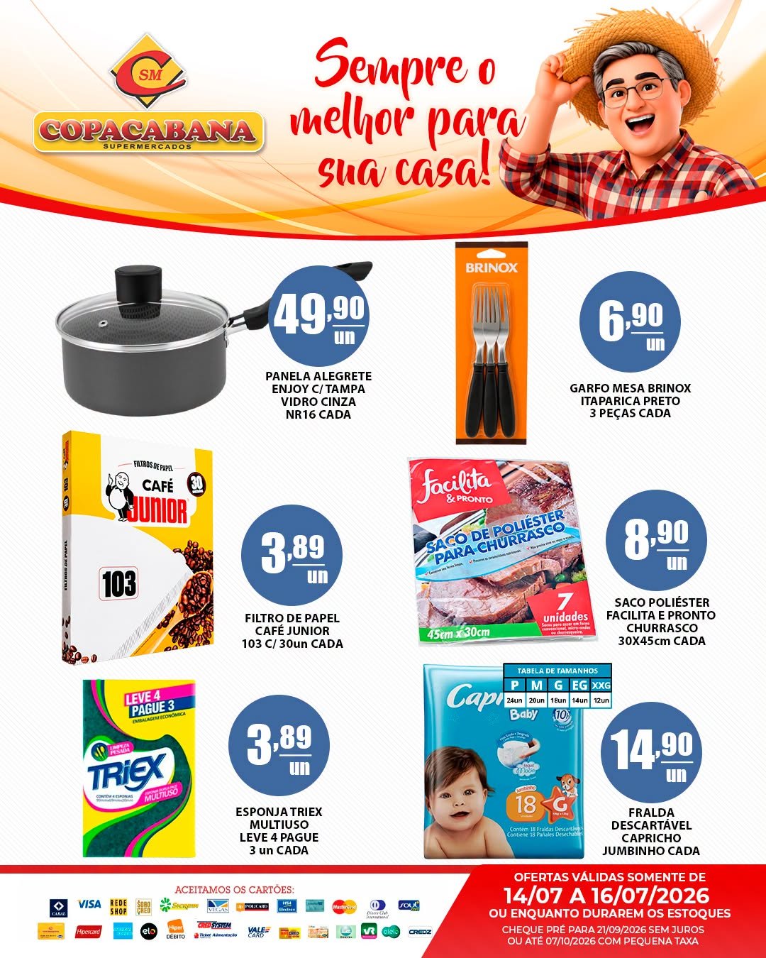Ofertas do Copacabana Supermercados