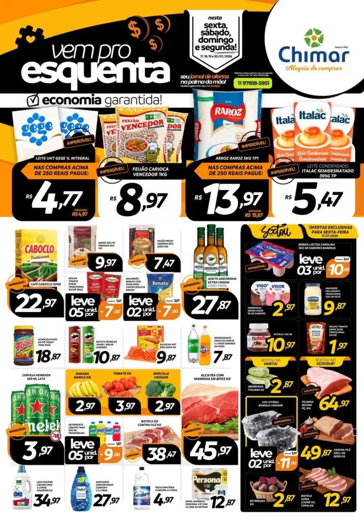 Chimar Supermercado até 20-07-2026