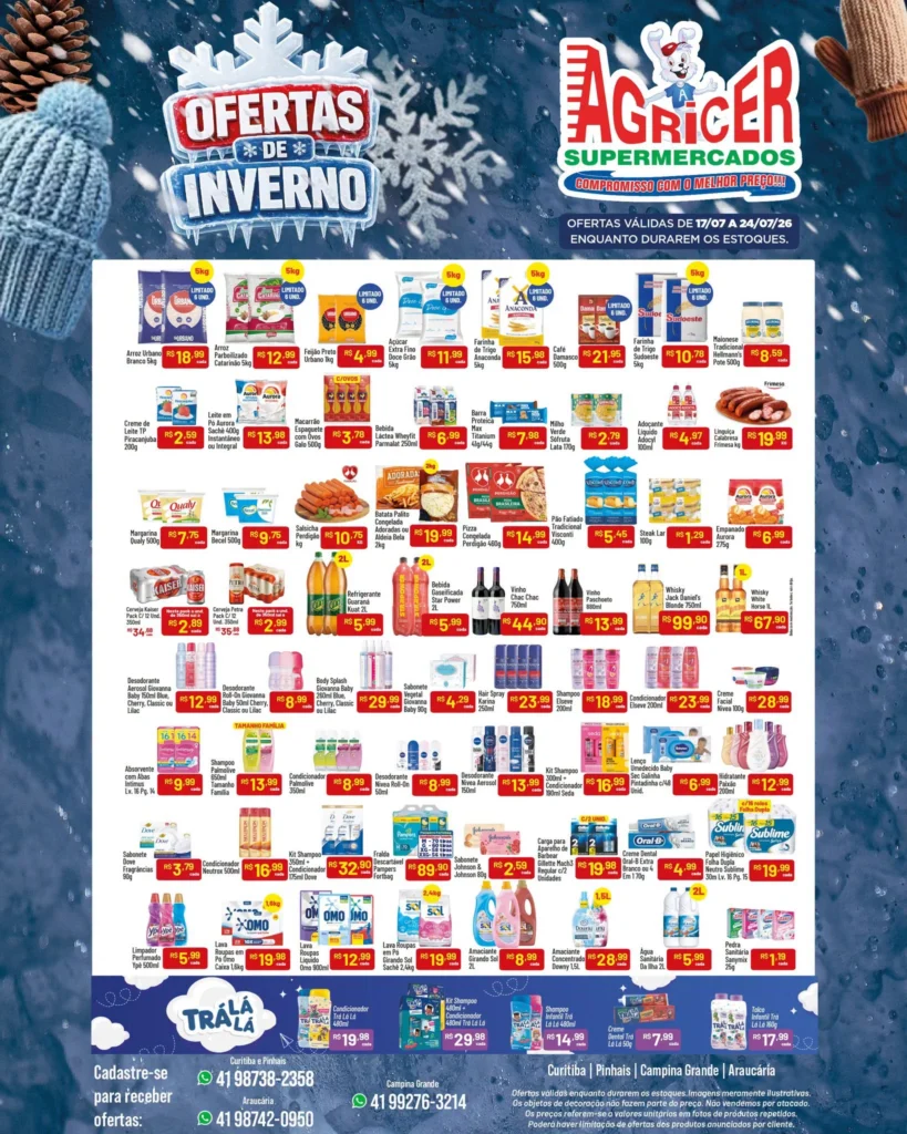 Agricer Supermercados até 24-07-2026