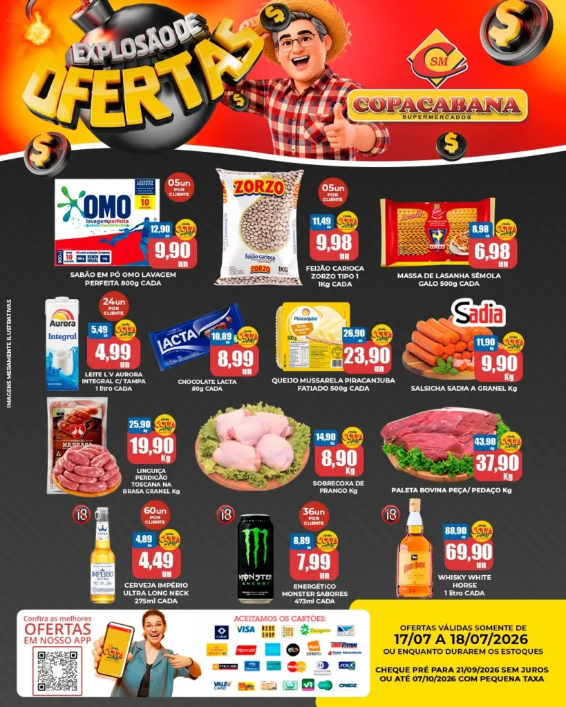 Copacabana Supermercados até 18-07-2026