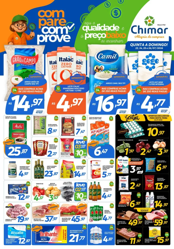Chimar Supermercado até 26-07-2026