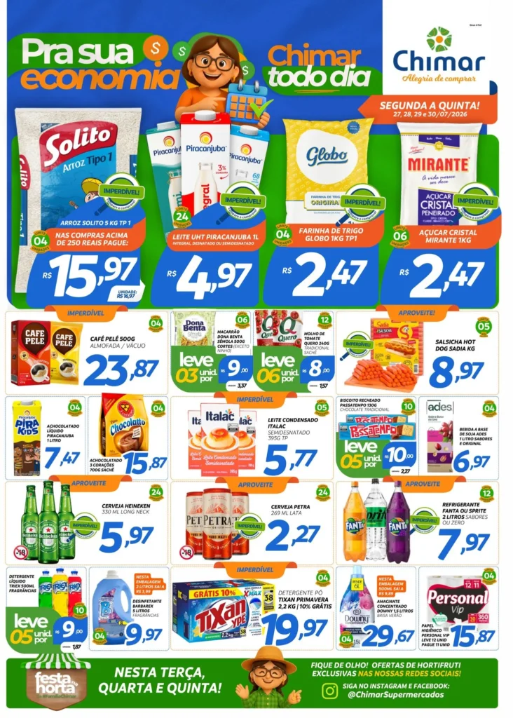 Chimar Supermercado até 30-07-2026