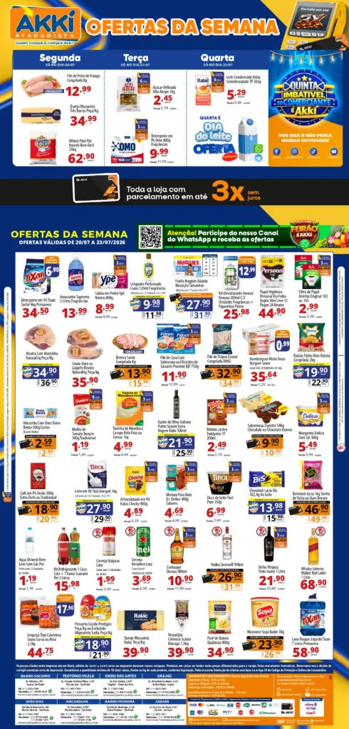 Akki Atacadista até 23-07-2026