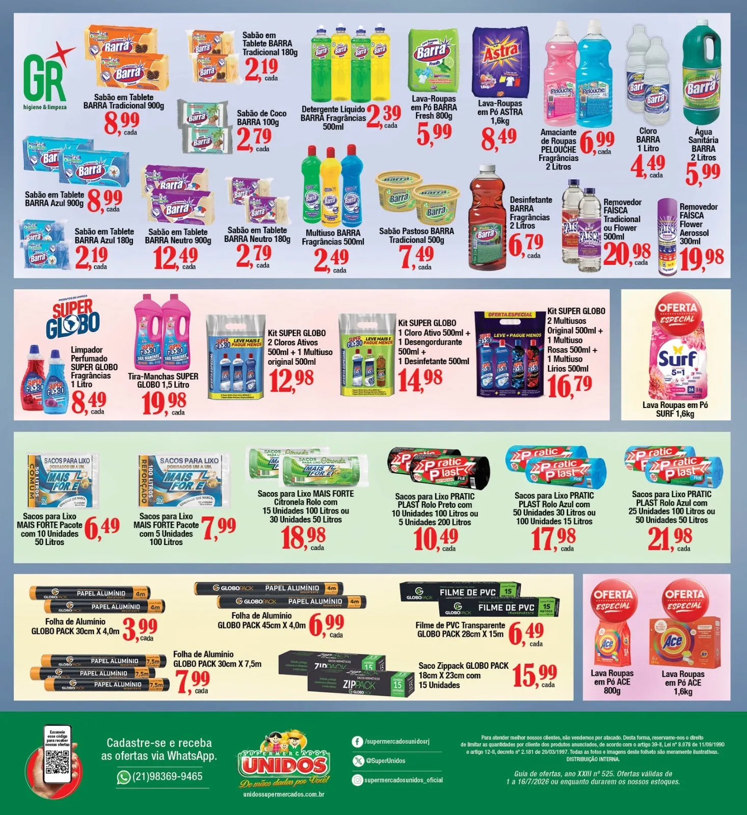Ofertas do Supermercados Unidos