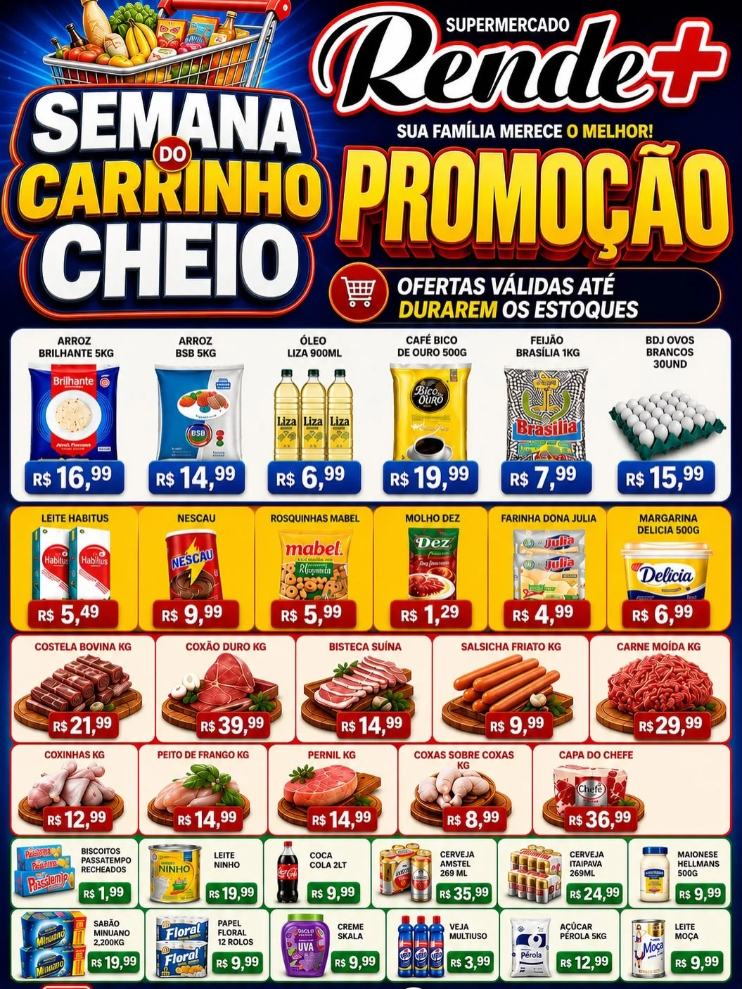 Ofertas Rende Mais Supermercado – 30/07/2026