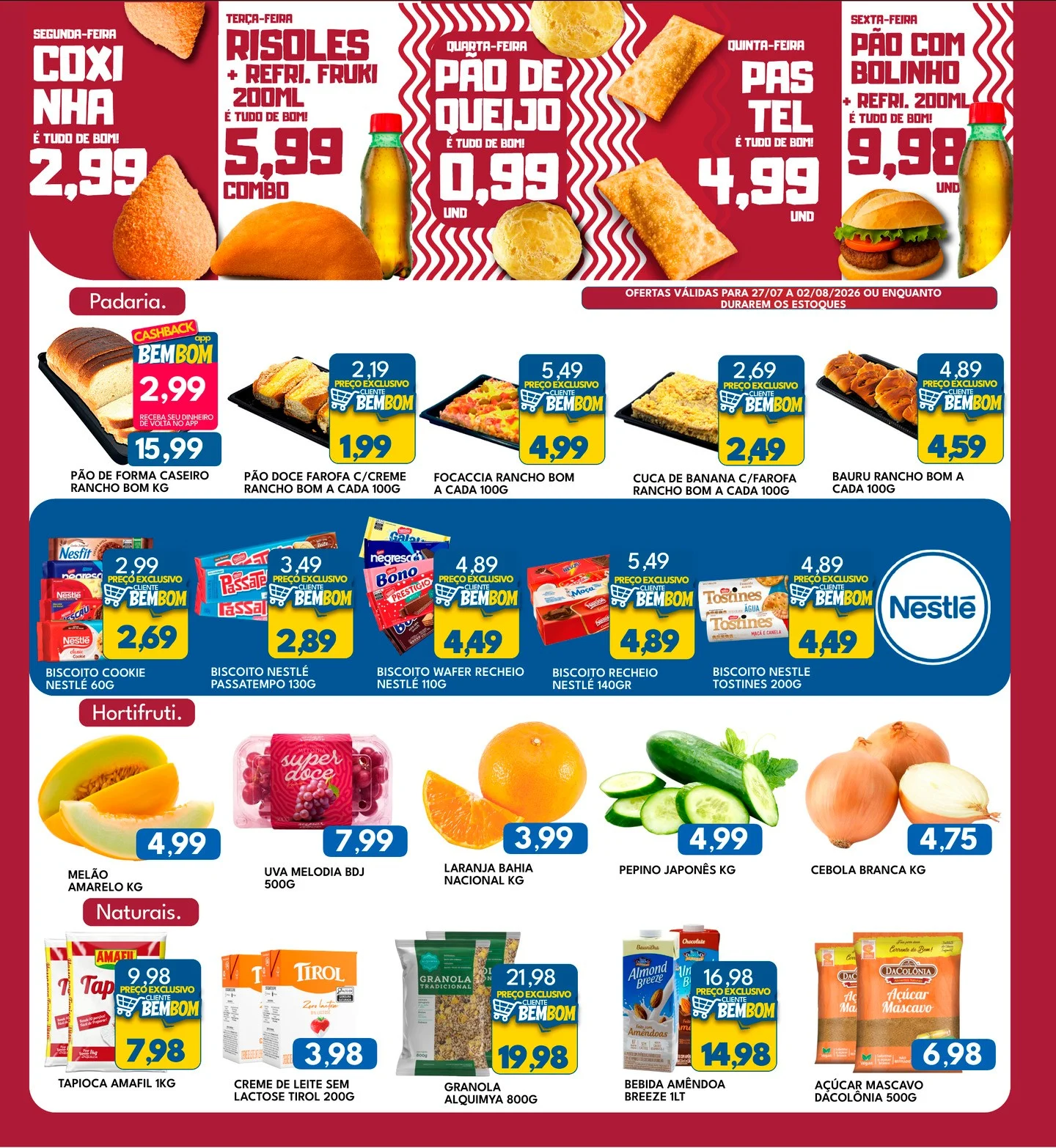 Ofertas Rancho Bom Supermercados