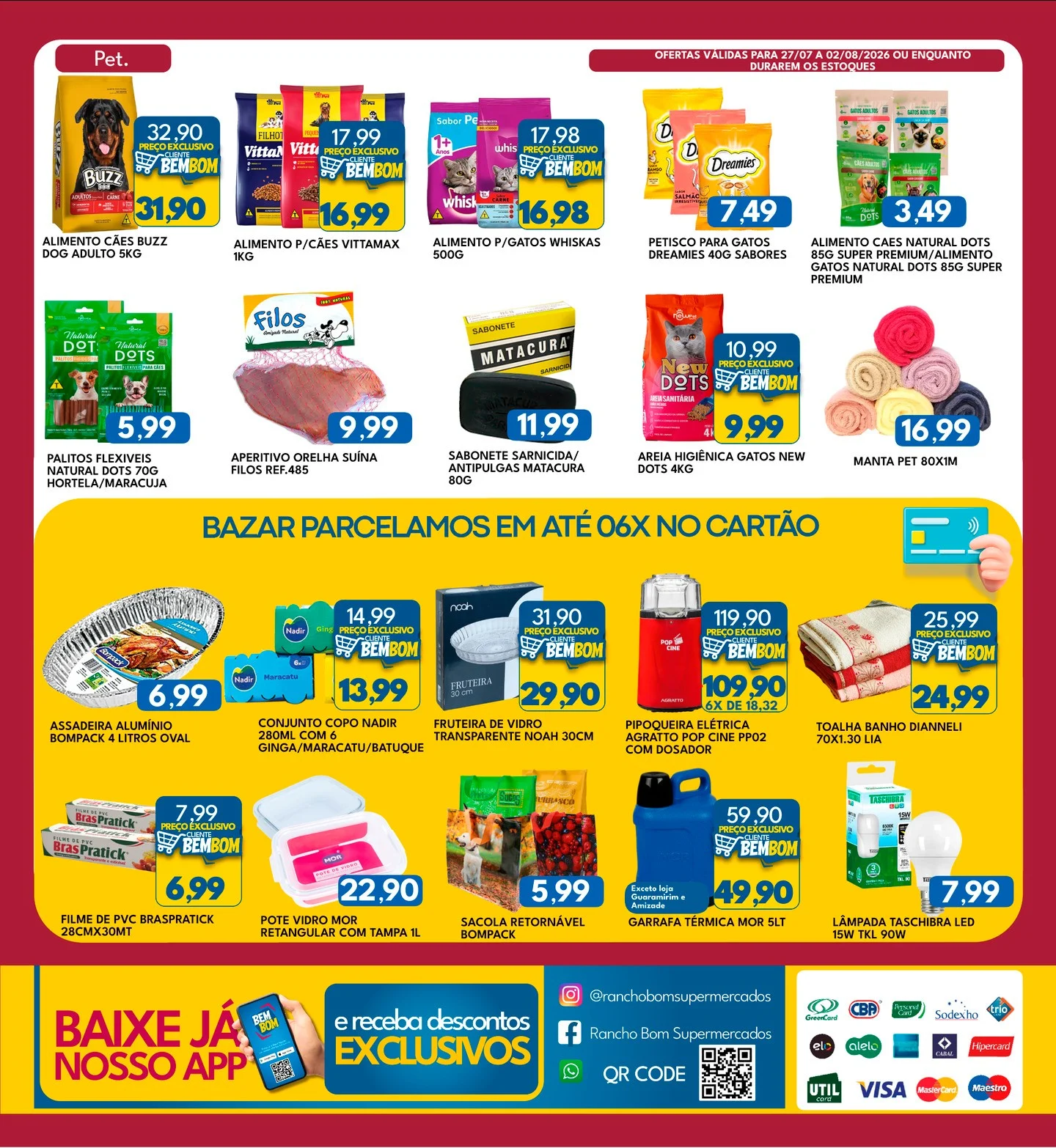 Ofertas Rancho Bom Supermercados