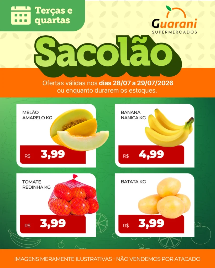 Ofertas Supermercado Guarani – 29/07