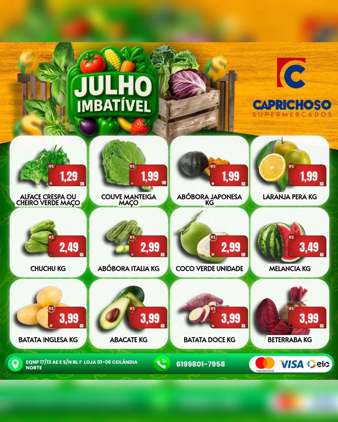 Ofertas Supermercado Caprichoso Ceilândia – 29/07/2026
