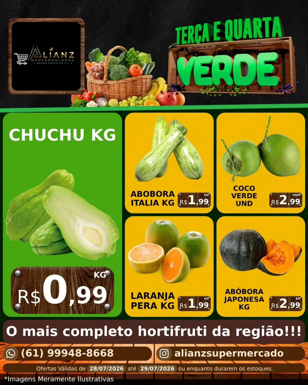 Ofertas Alianz Supermercado – 29/07/2026 Ofertas Alianz Supermercado – 29/07/2026
