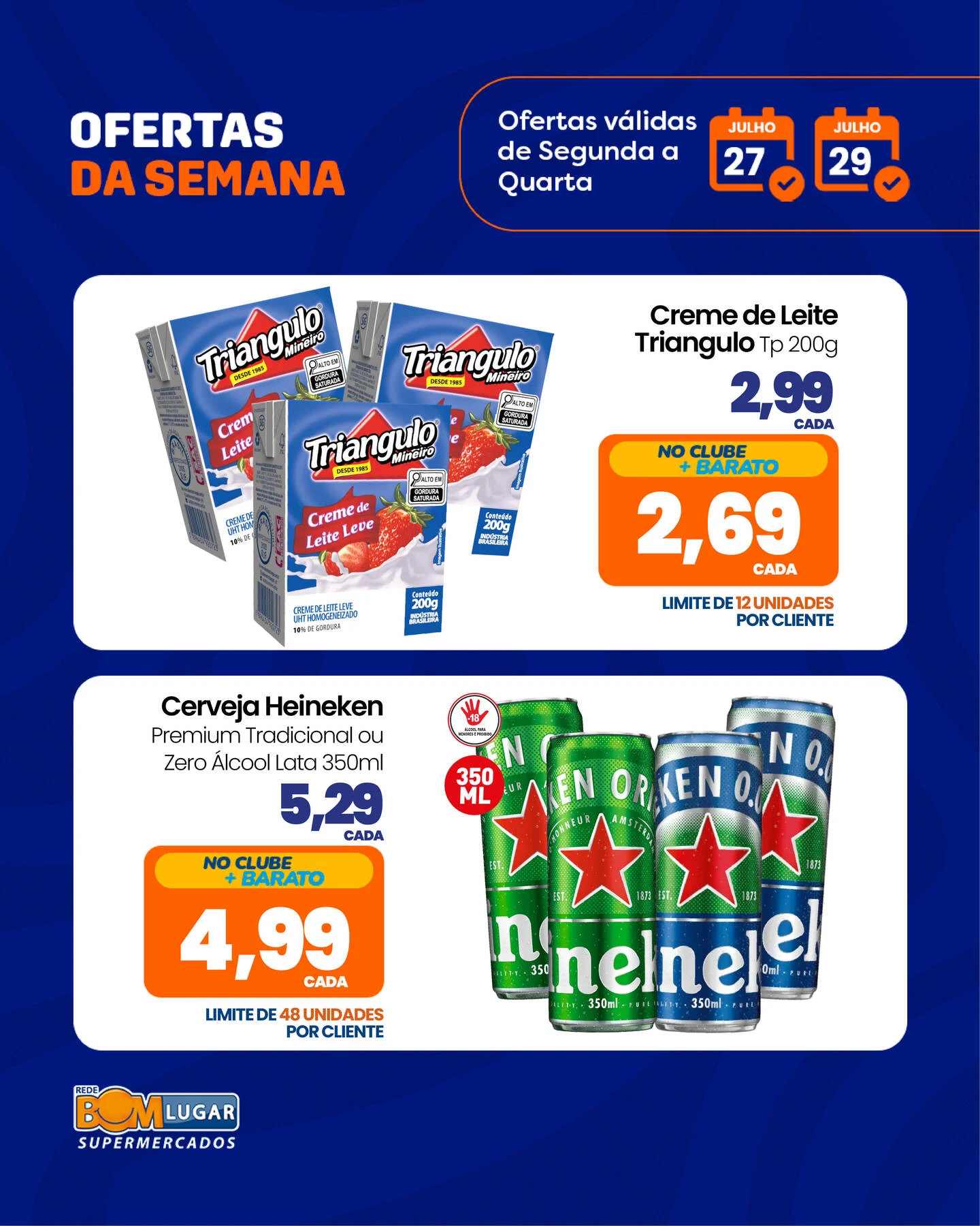 Ofertas Rede Bom Lugar Supermercados
