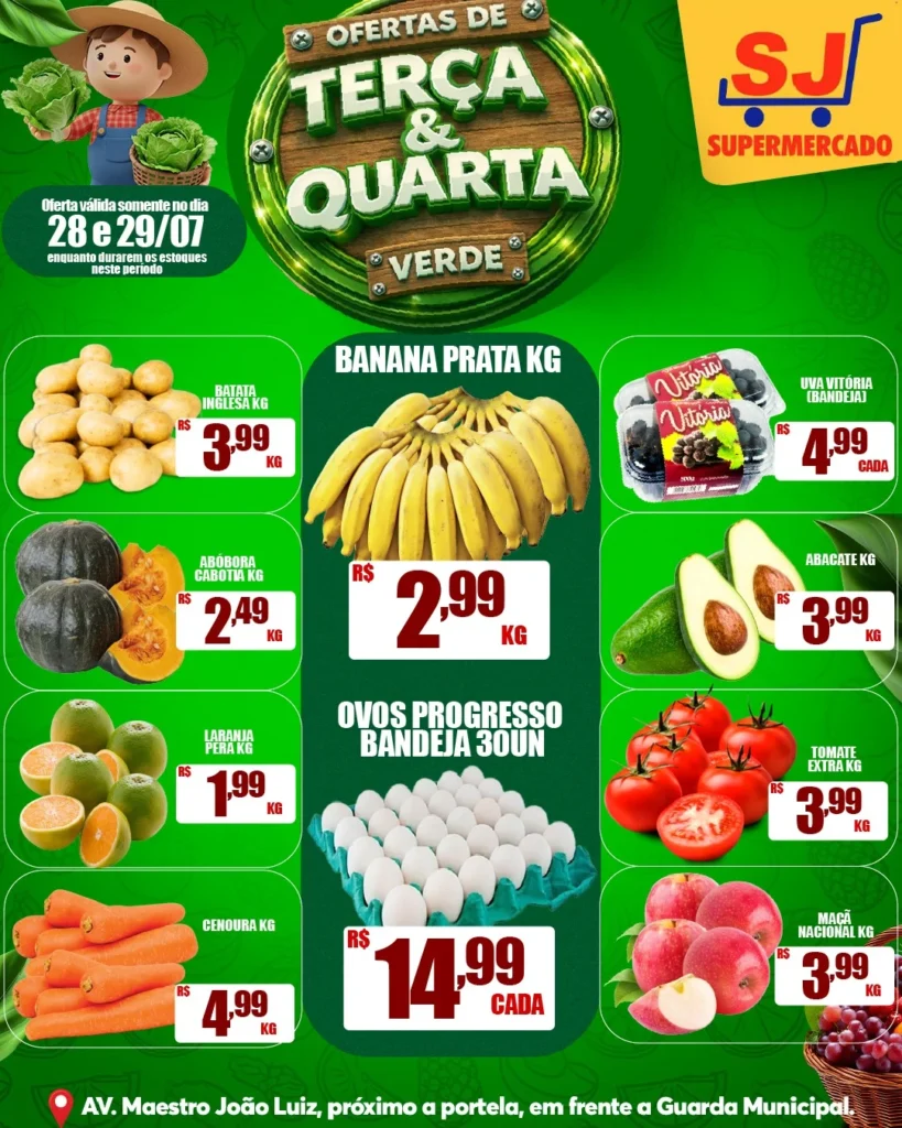 Ofertas supersjmercado – 29/07/2026