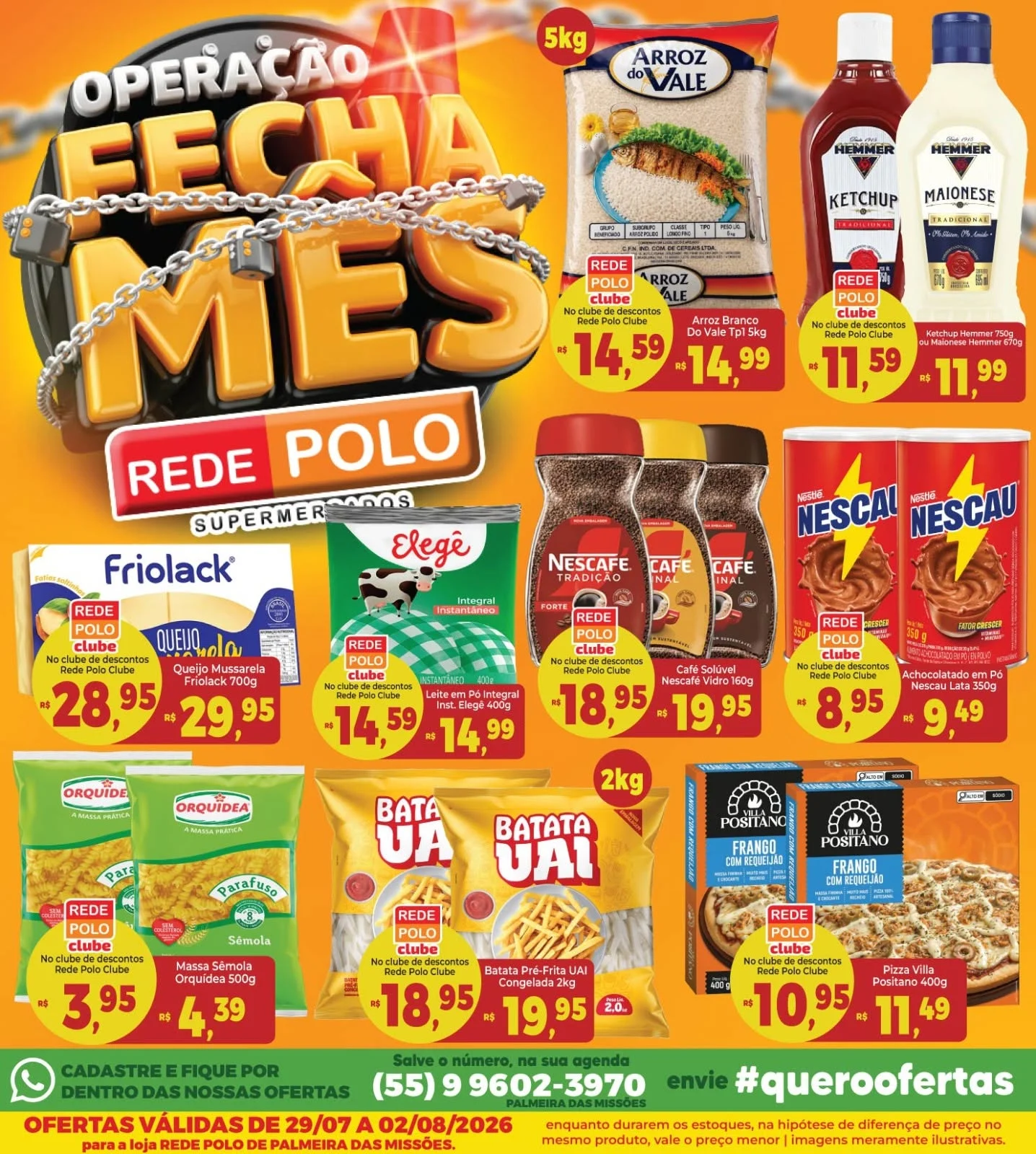 Ofertas Rede Polo Palmeira – 02/08/2026