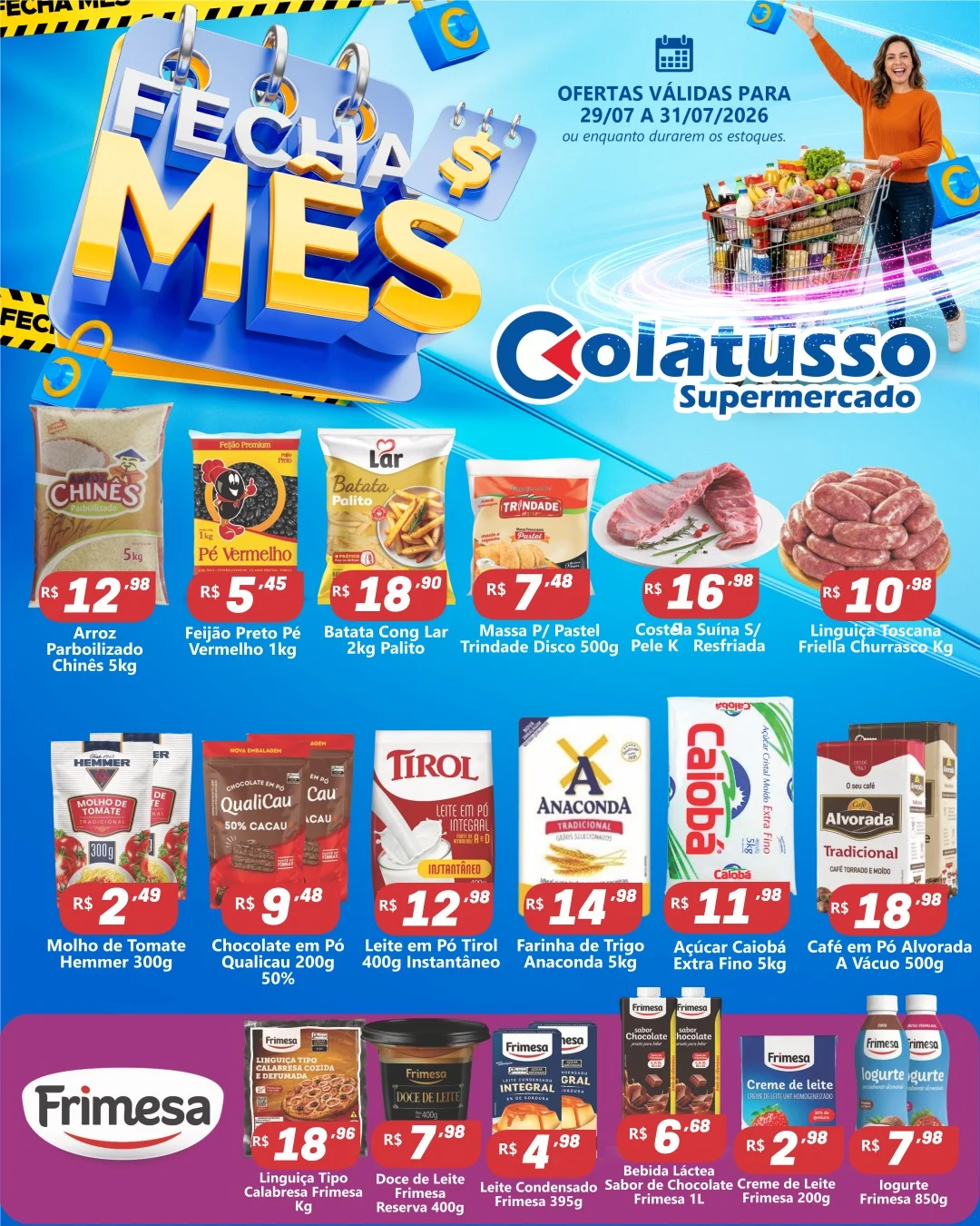 Ofertas Supermercado Colatusso – 31/07/2026