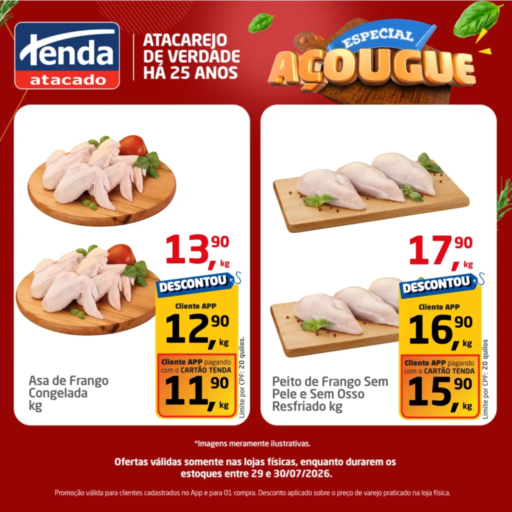 Ofertas Tenda Atacado – 30/07