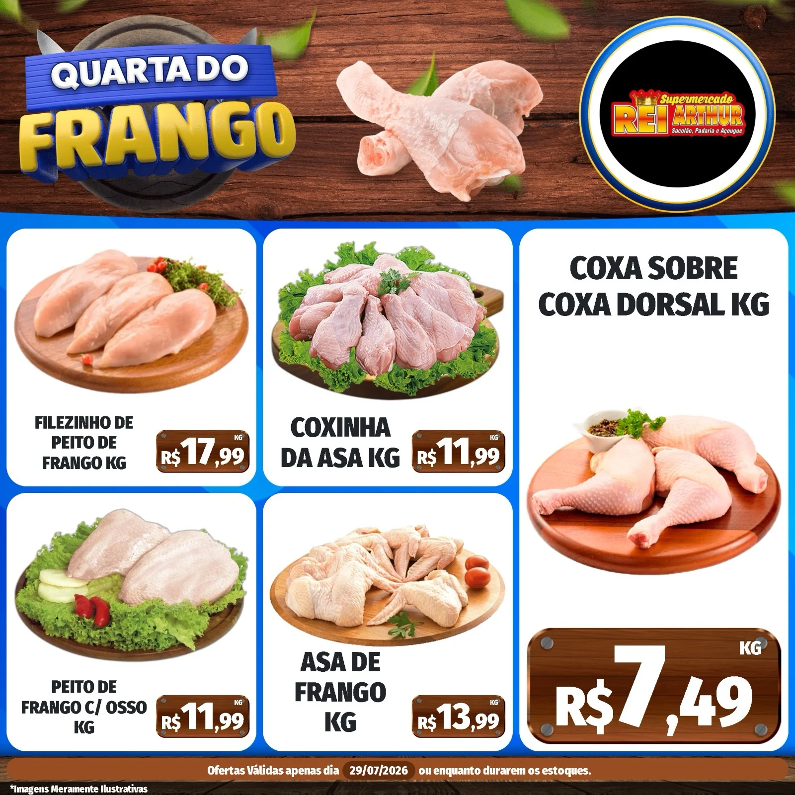 Ofertas Supermercado Rei Arthur💥 – 29/07/2026